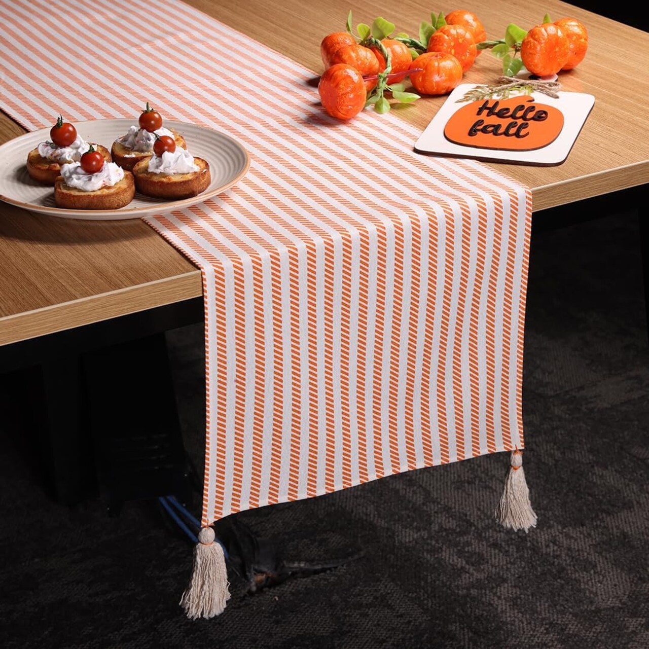 Spring Table Runners 108 inches Long (Maroon) 14'' W x 108'' L